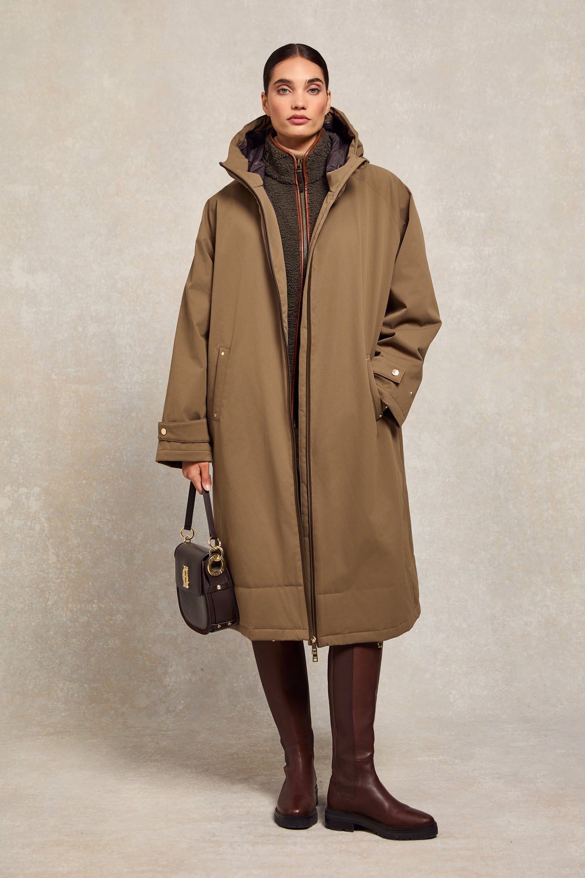 One-Size Lightweight Waterproof Coat (Mink)