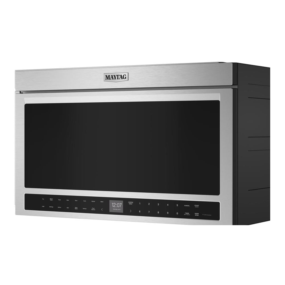 1.1 Cu-Ft Fingerprint Resistant Flush Built-In Mount Microwave-Toaster Oven Combo - Stainless Steel