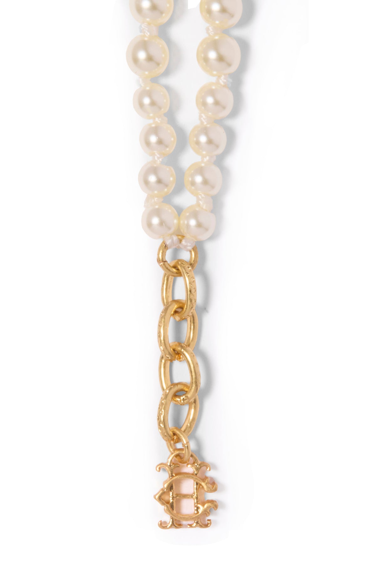 2 Layer Pearl Necklace (Champagne Pearl)