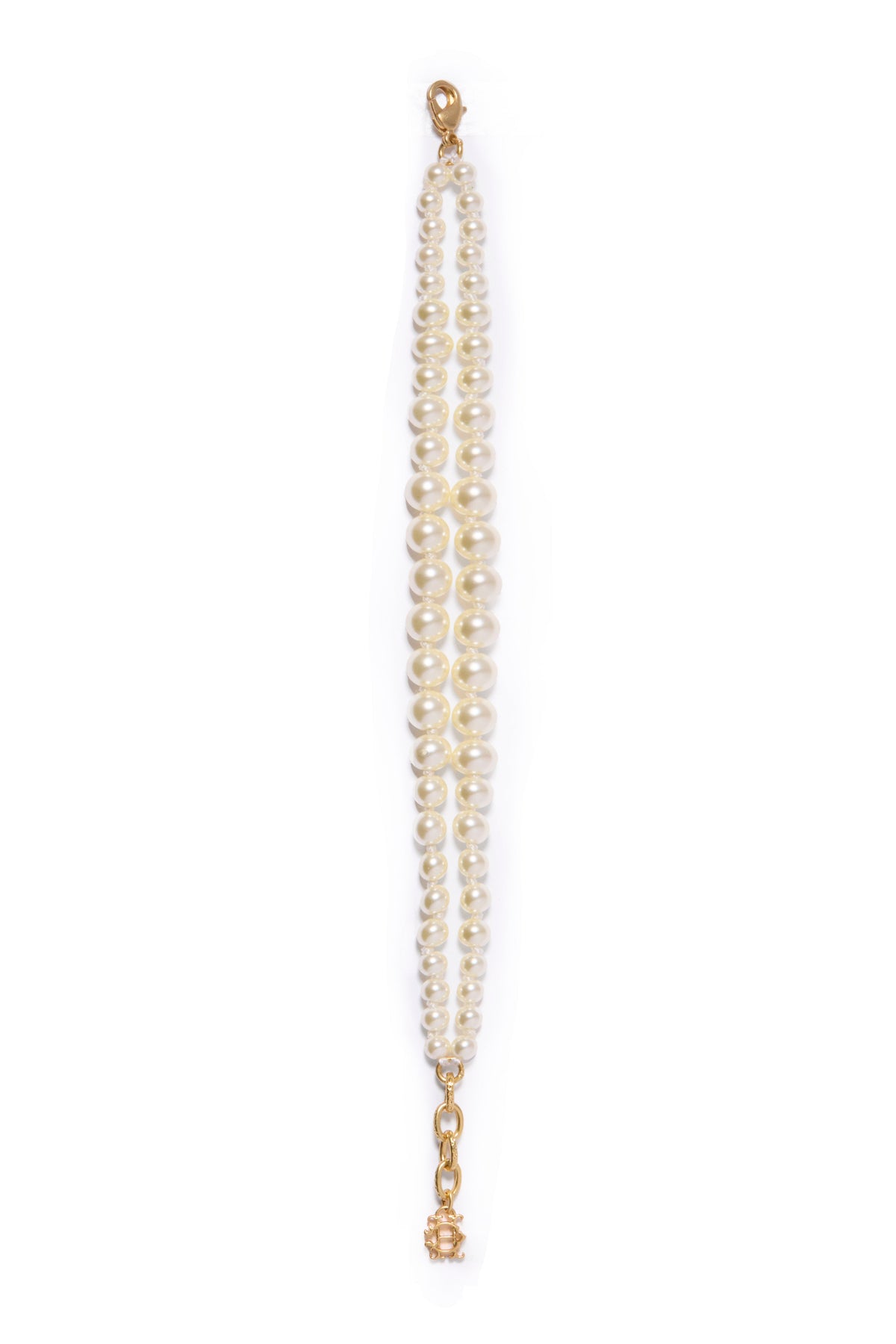 2 Layer Pearl Bracelet (Champagne Pearl)