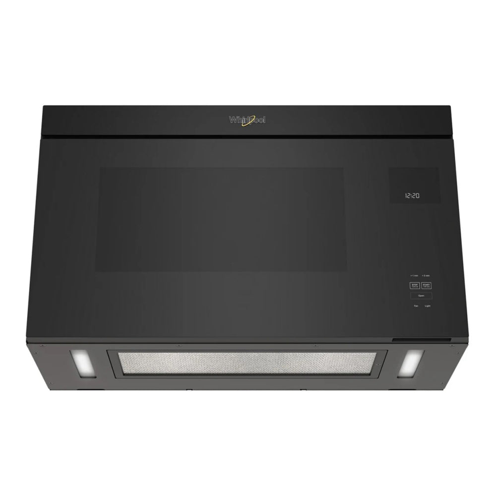 1.1 Cu Ft Flush Mount Microwave with Turntable Free Design - Black