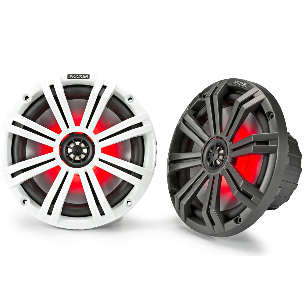 8" Full-Range Marine Speakers with LED Lighting