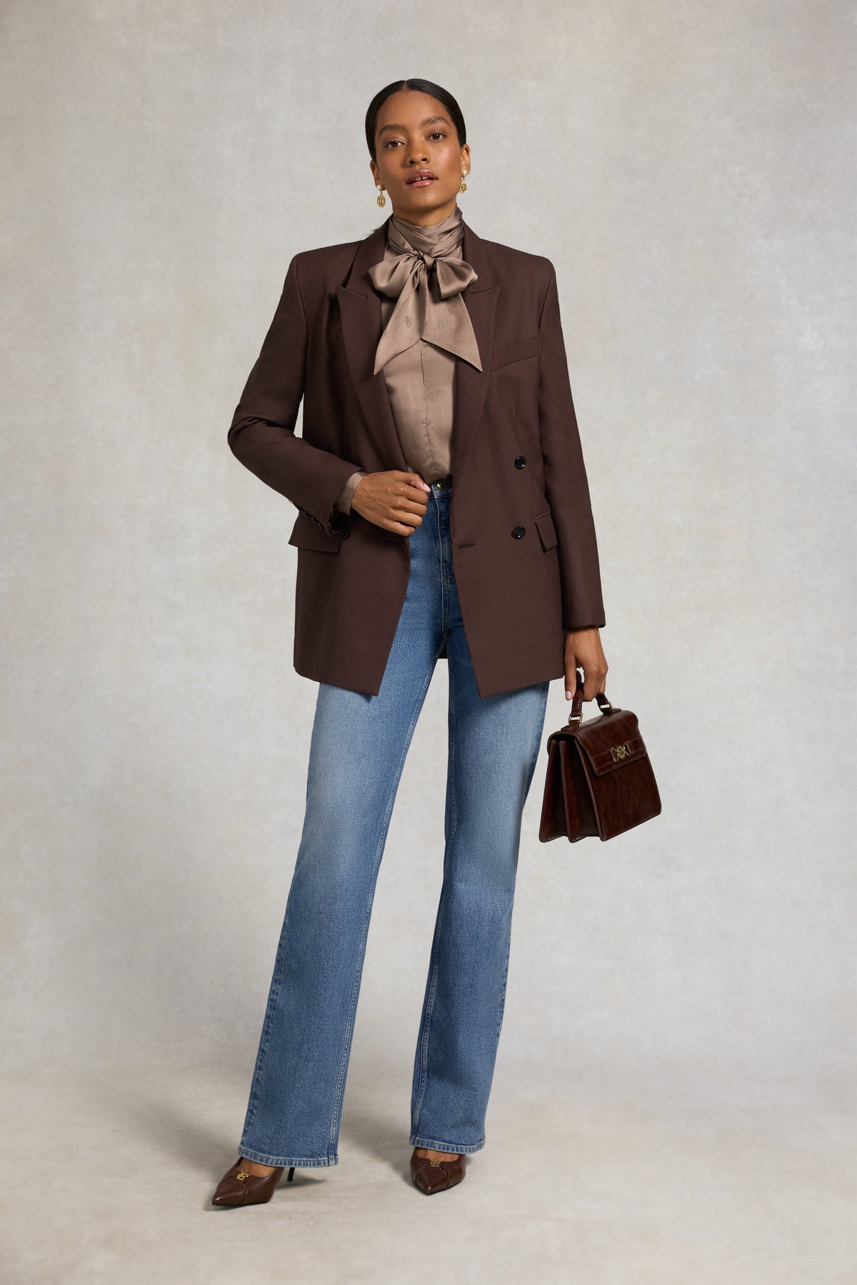Ariella Blouse (Truffle)
