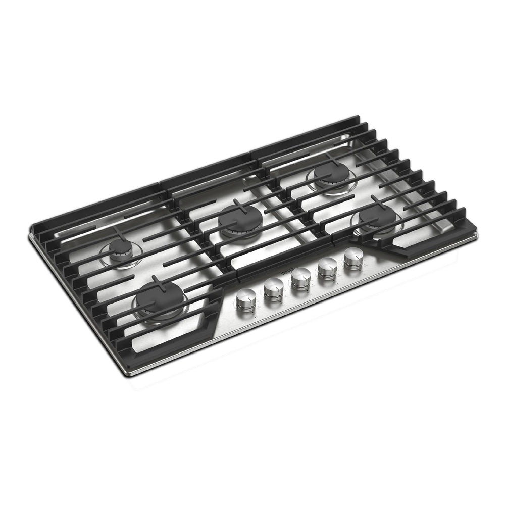 36-inch Gas Cooktop with Speed Heat Burner - Stainless Steel