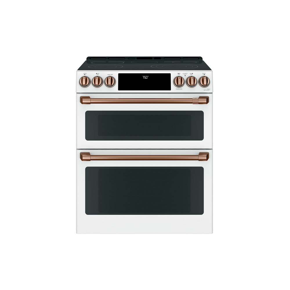 Front Control Electric Knobs and Handles - Brushed Copper