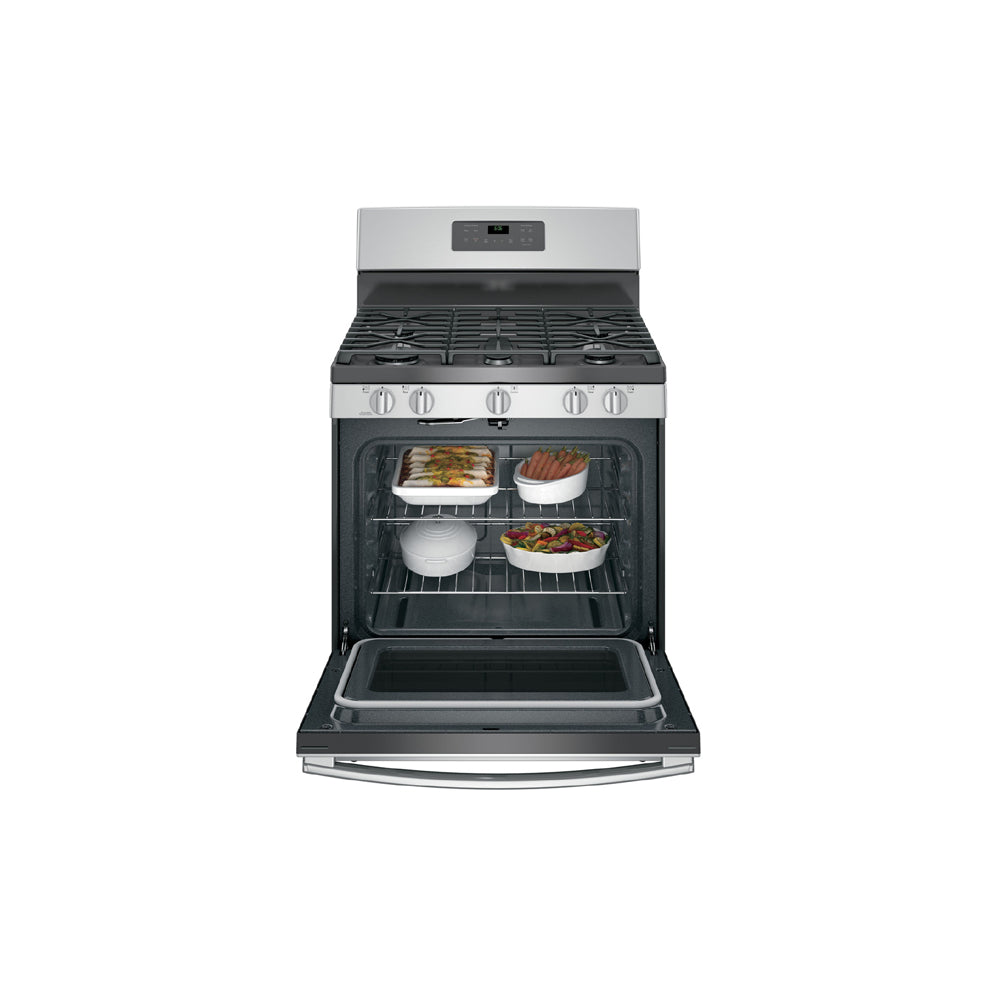 5.0 CuFt 5-Burner Freestanding Gas Range in Stainless Steel