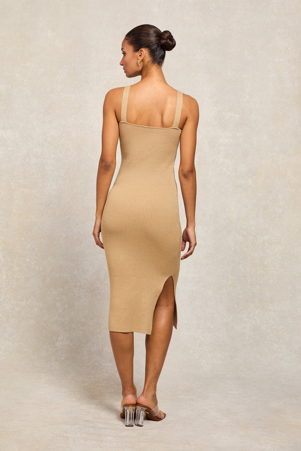 Emilia Dress (Metallic Gold)