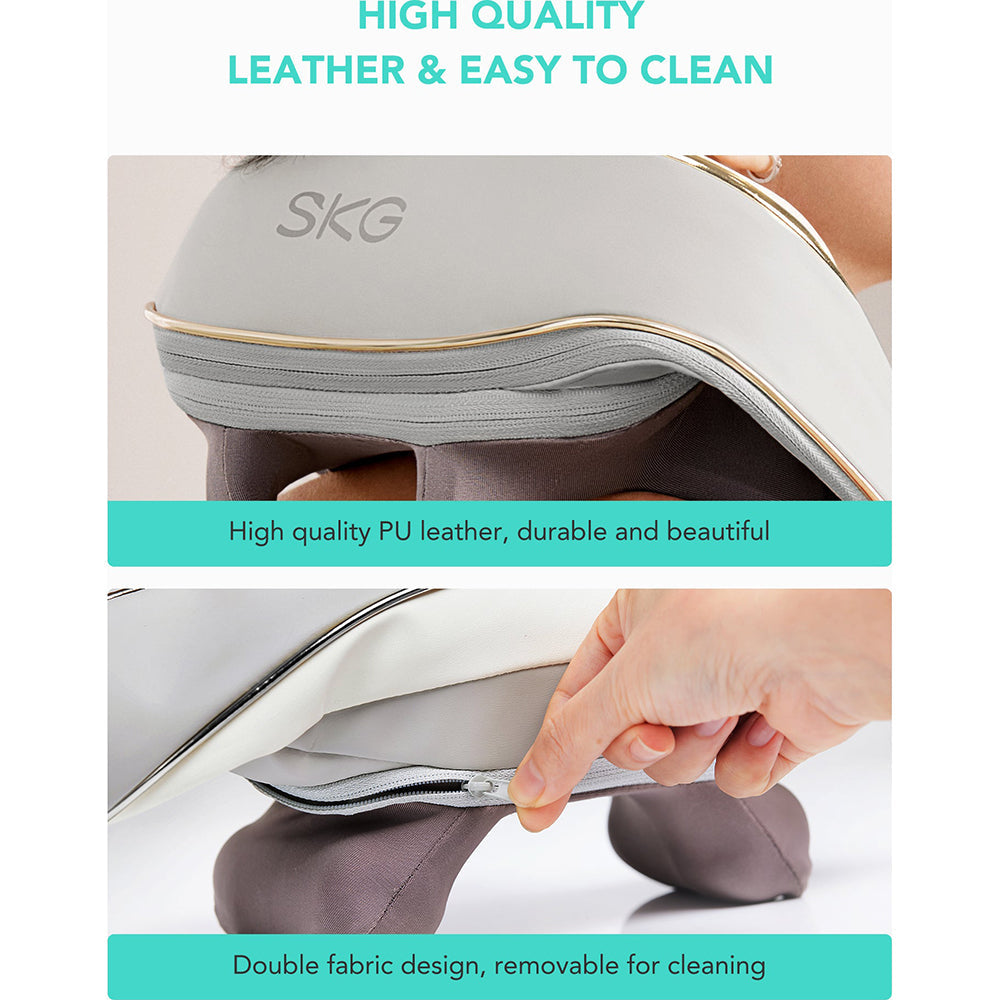 H5 Mini Cordless Shiatsu Neck & Shoulder Massager with Heat
