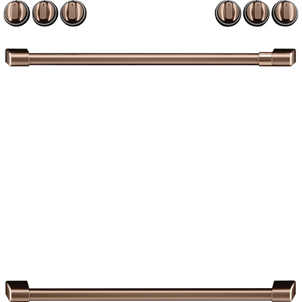 Front Control Electric Knobs and Handles - Brushed Copper