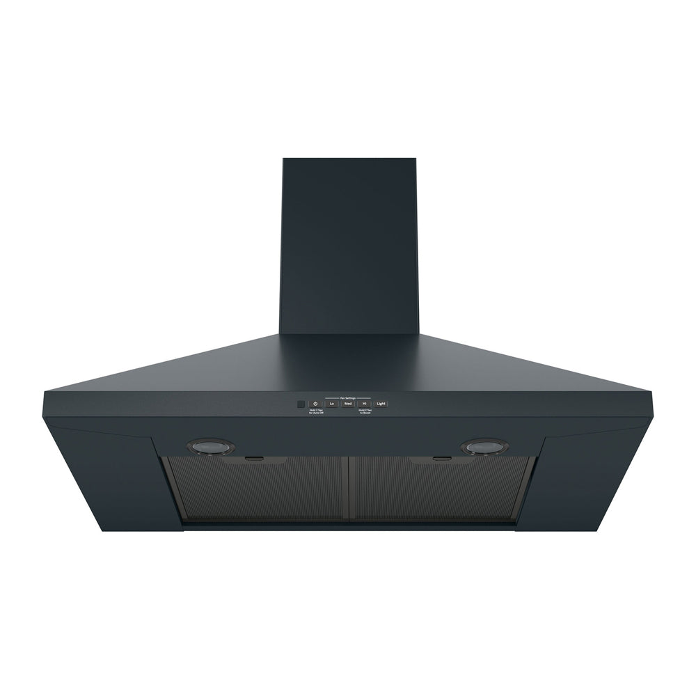 30-Inch Convertible 350 CFM Range Wall-Mount Hood In Matte Black