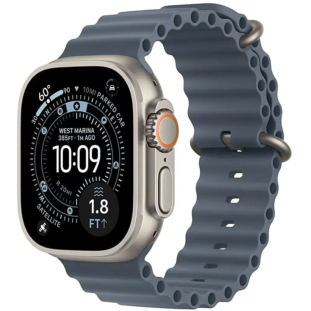 Watch Ultra 3 GPS+Cellular 49mm Titanium Case with Anchor Blue Ocean Band