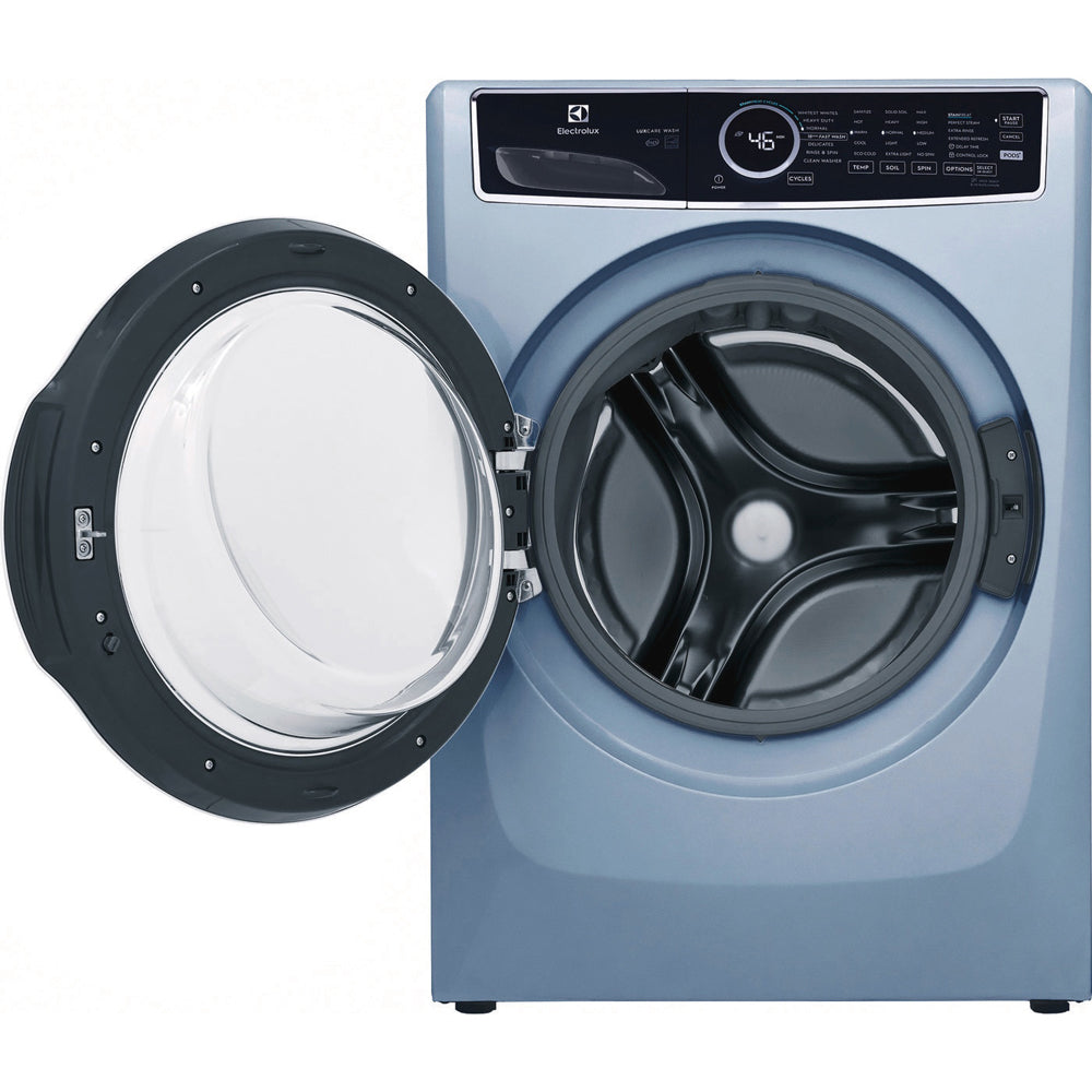 4.5 Cu Ft Perfect Steam Sanitize Front Loa Perfect Steam™ Washer with LuxCare® Wash - Glacier Blue