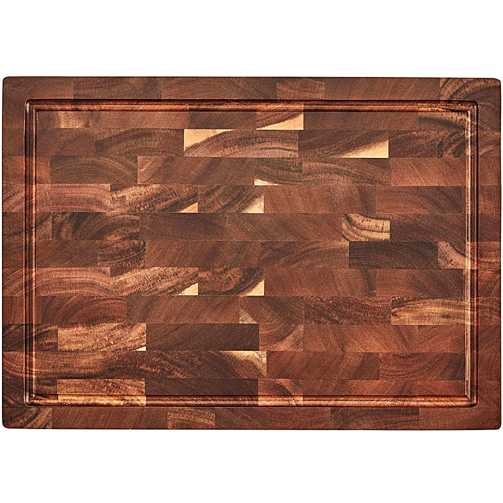 17" Reversible End Grain Acacia Cutting Board