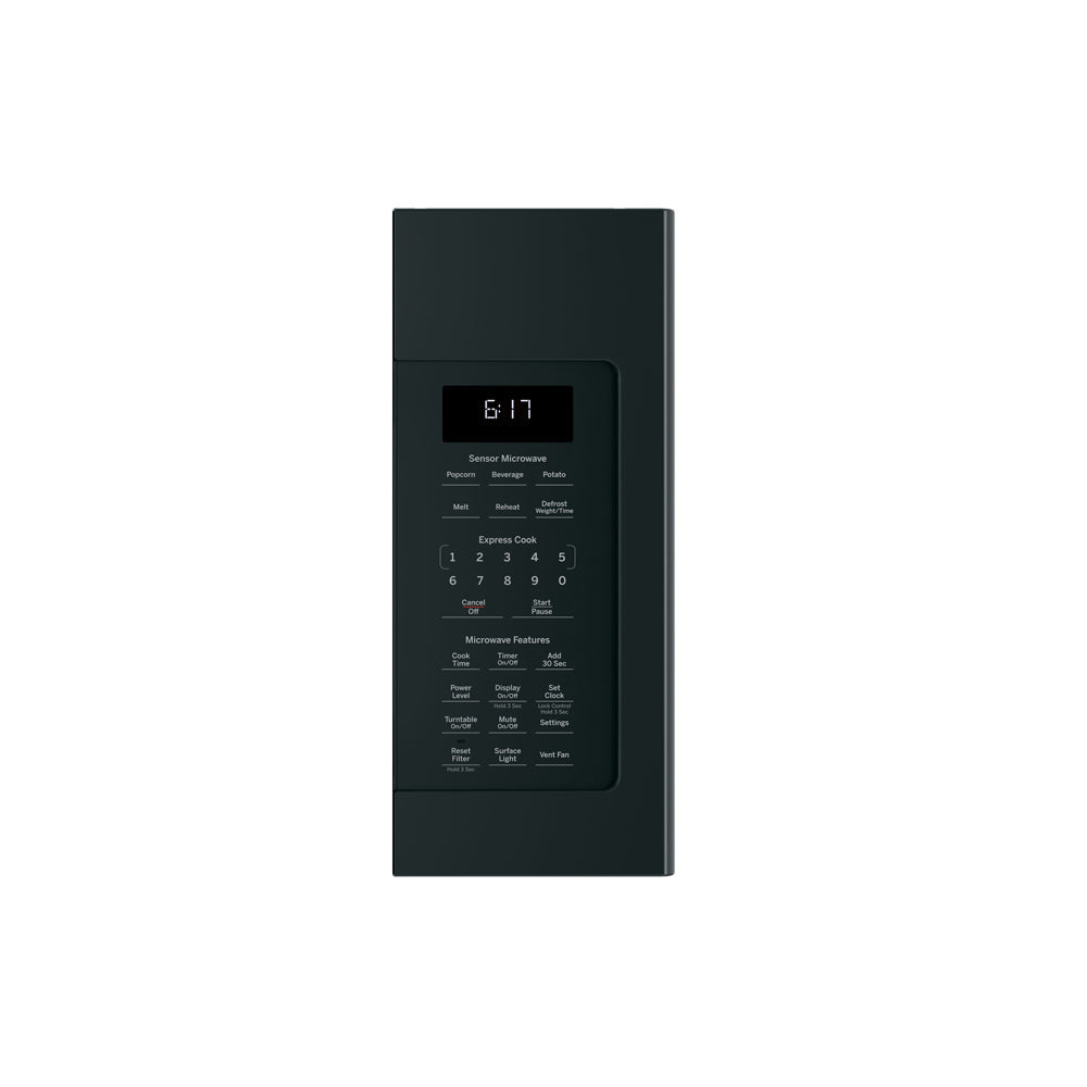 1.7 Cu-Ft 1000 Watt  Over The Range Microwave Oven in Black