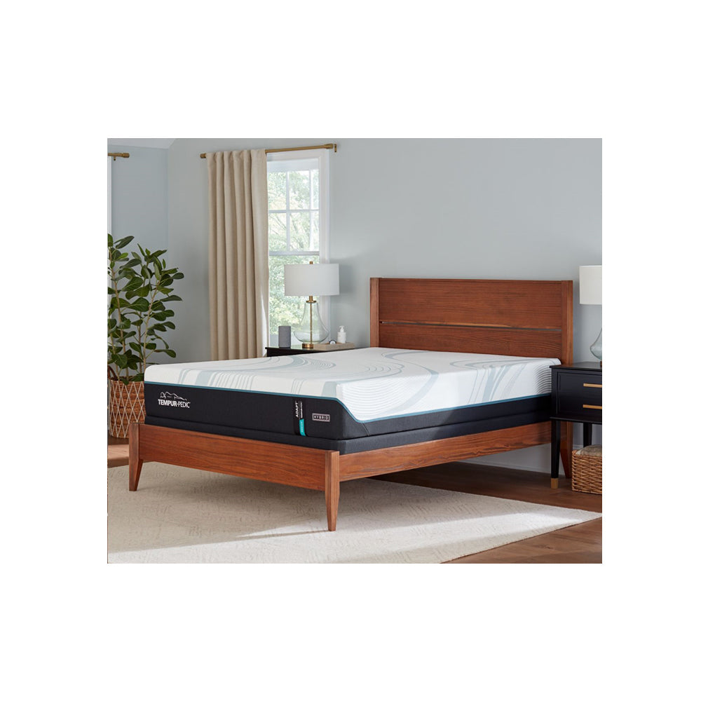TEMPUR-Adapt® 2.0 Medium Hybrid Tight Top Twin Mattress - Black/White