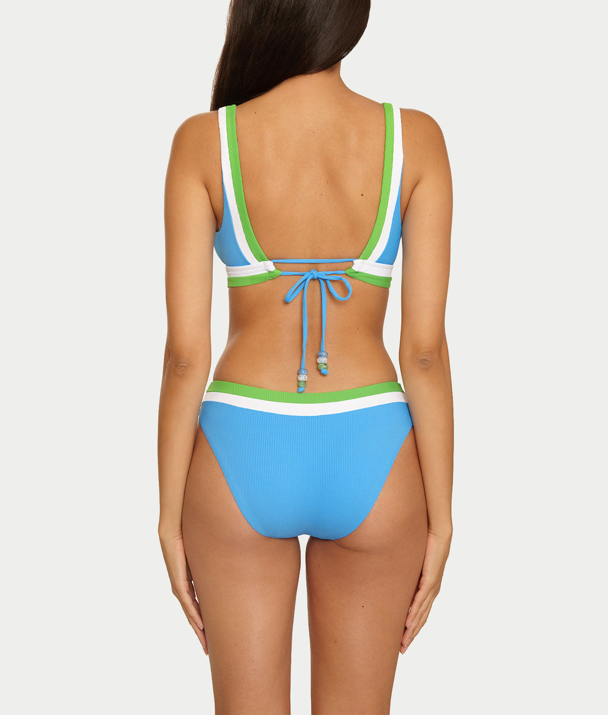 Coast Line Plunge Bikini Top