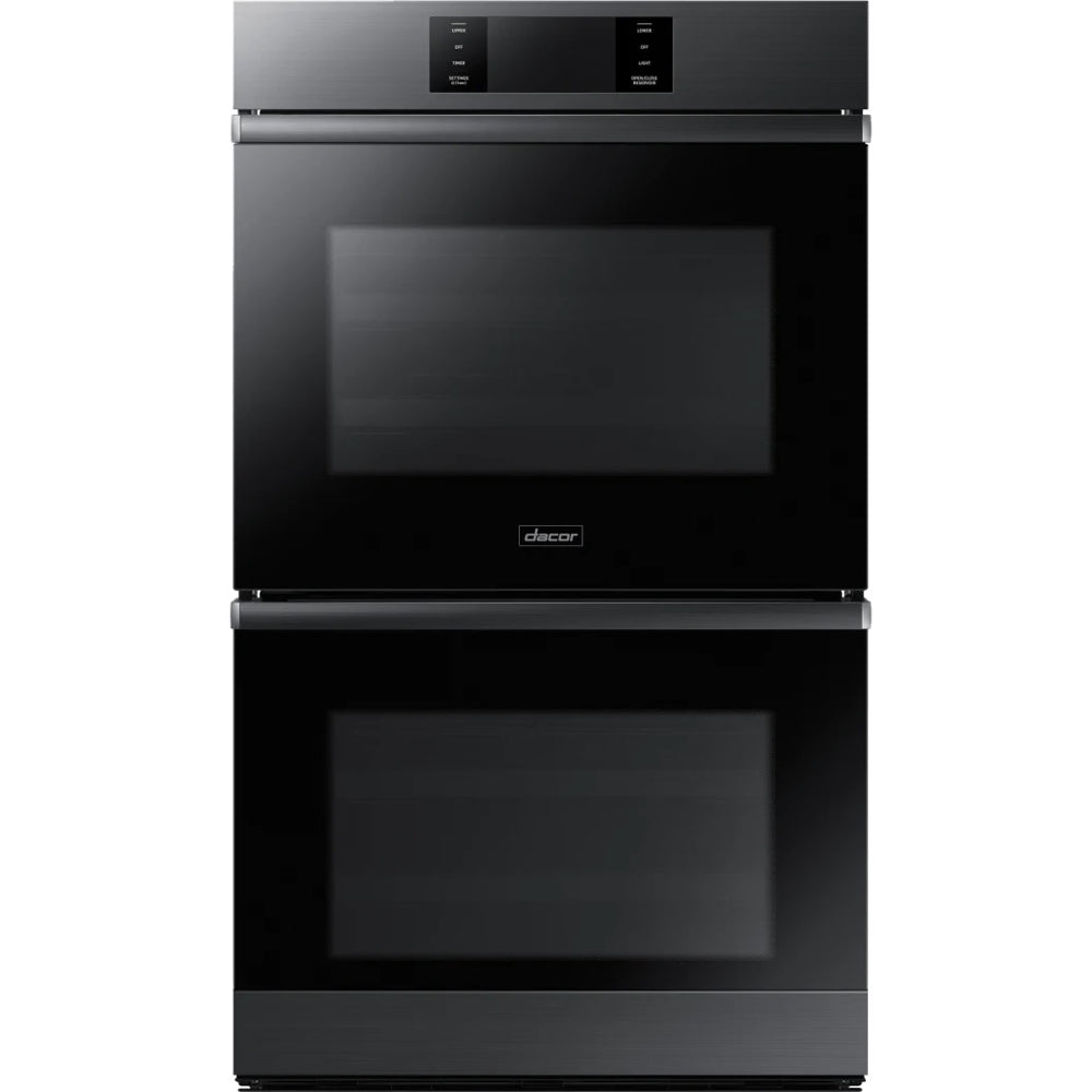 30" Built-In Double Electric Convection Wall Oven in Graphite Steel with Steam-Assist