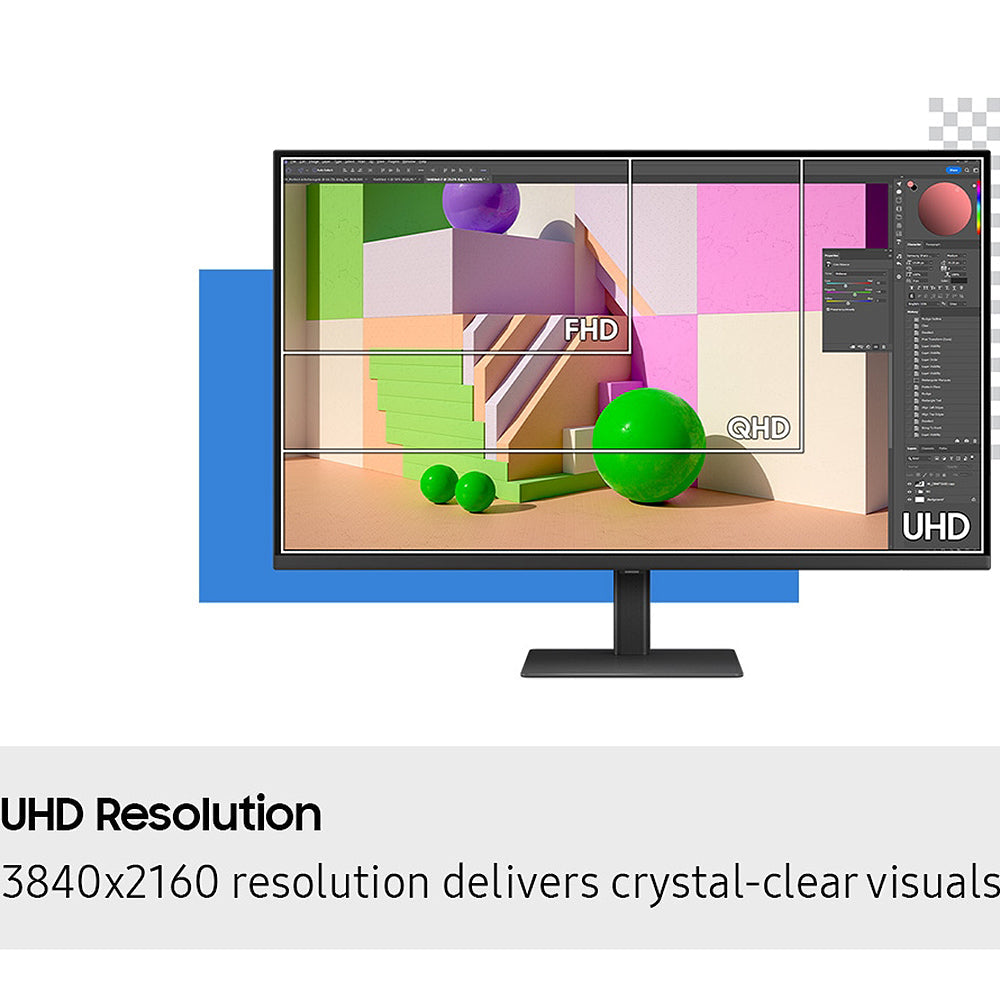 37" ViewFinity S8 S80UD 4K HDR10 High Resolution Monitor