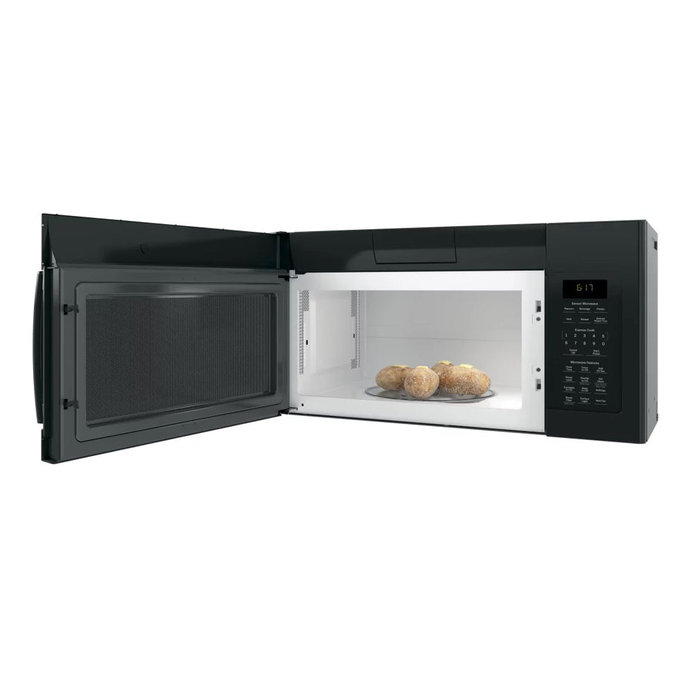 1.7 Cu-Ft 1000 Watt  Over The Range Microwave Oven in Black
