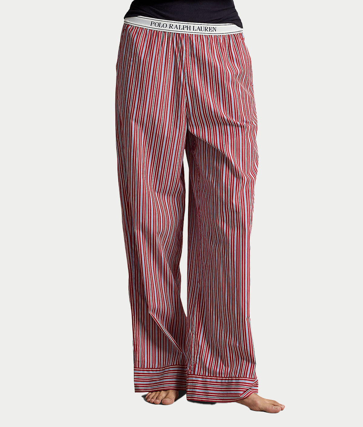 Woven Striped Pajama Pants
