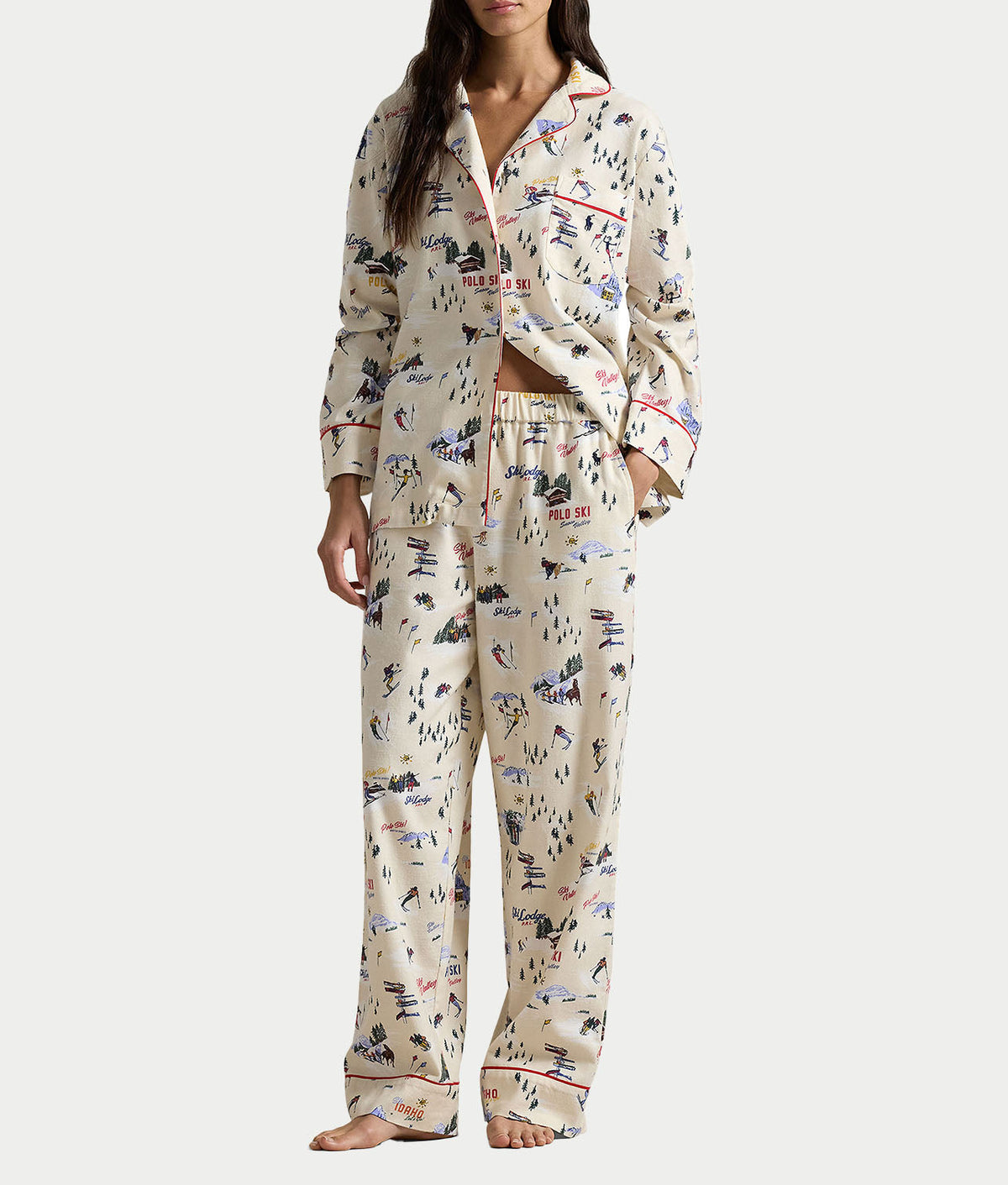 Sleep Ski Madison Flannel Pajama Set