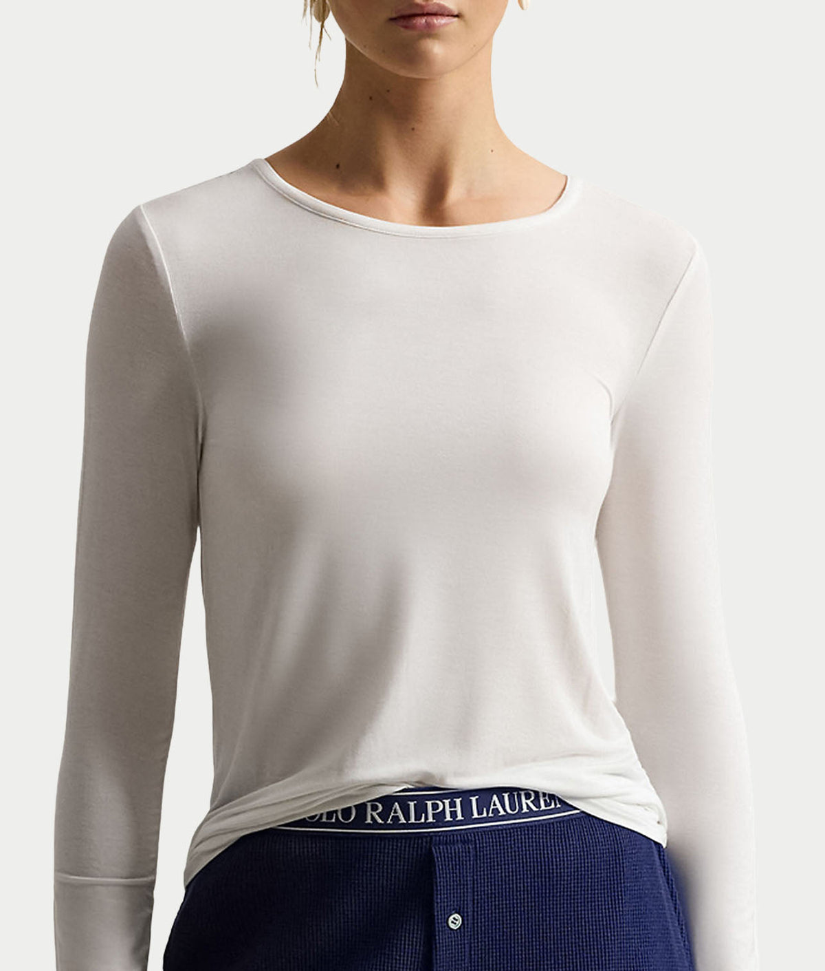 Sleep Silky Sheer Long Sleeve Top