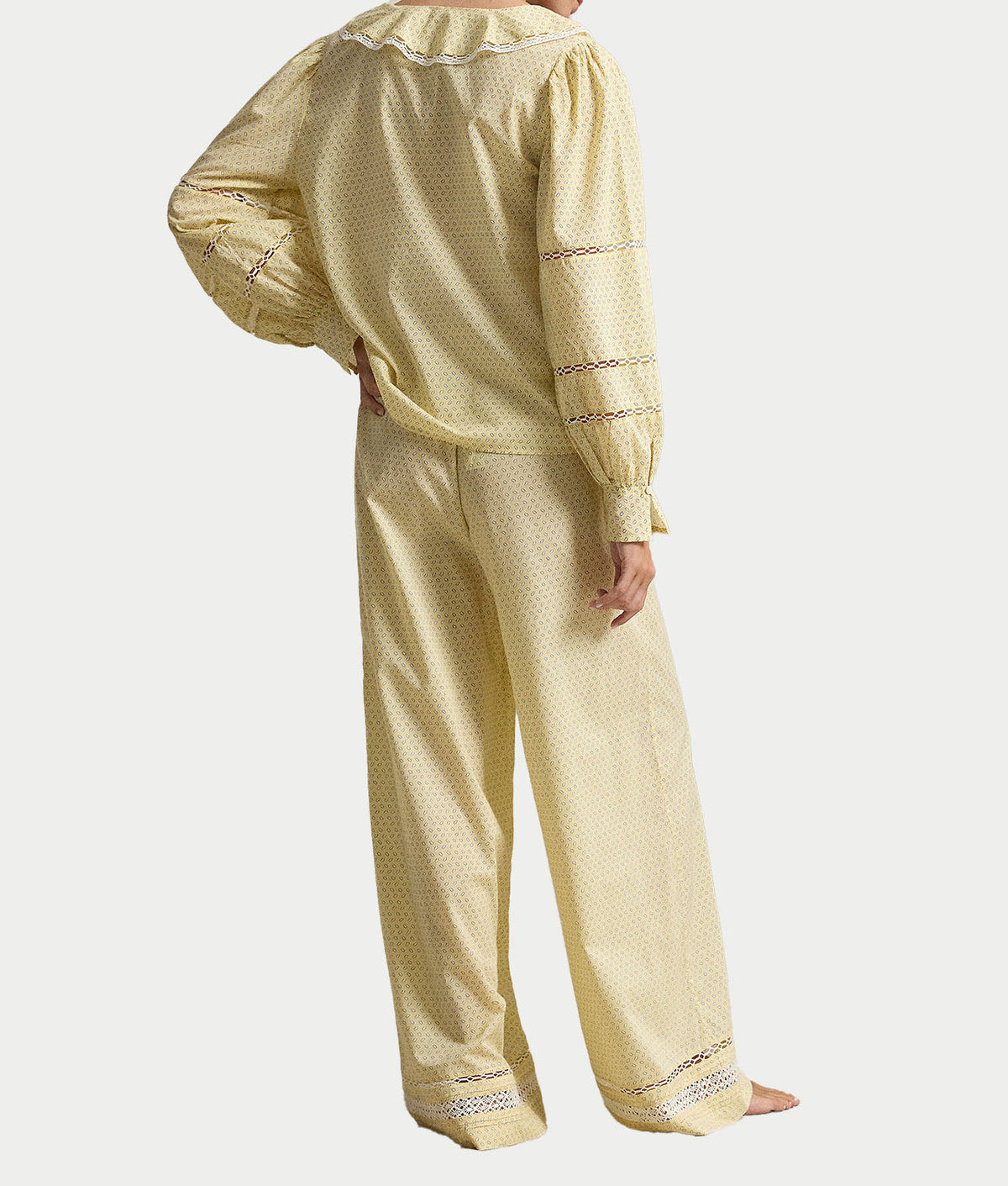 Sleep Voile Woven Pajama Set