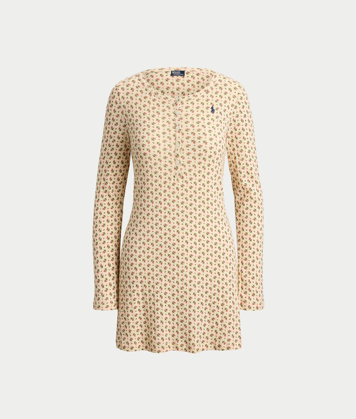 Pointelle Long Sleeve Dress