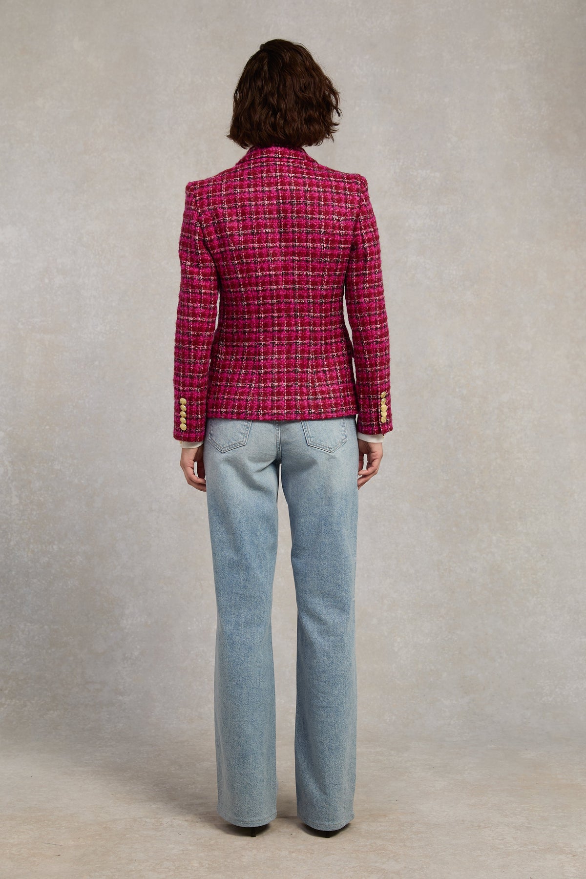 Knightsbridge Blazer (Cerise Boucle)