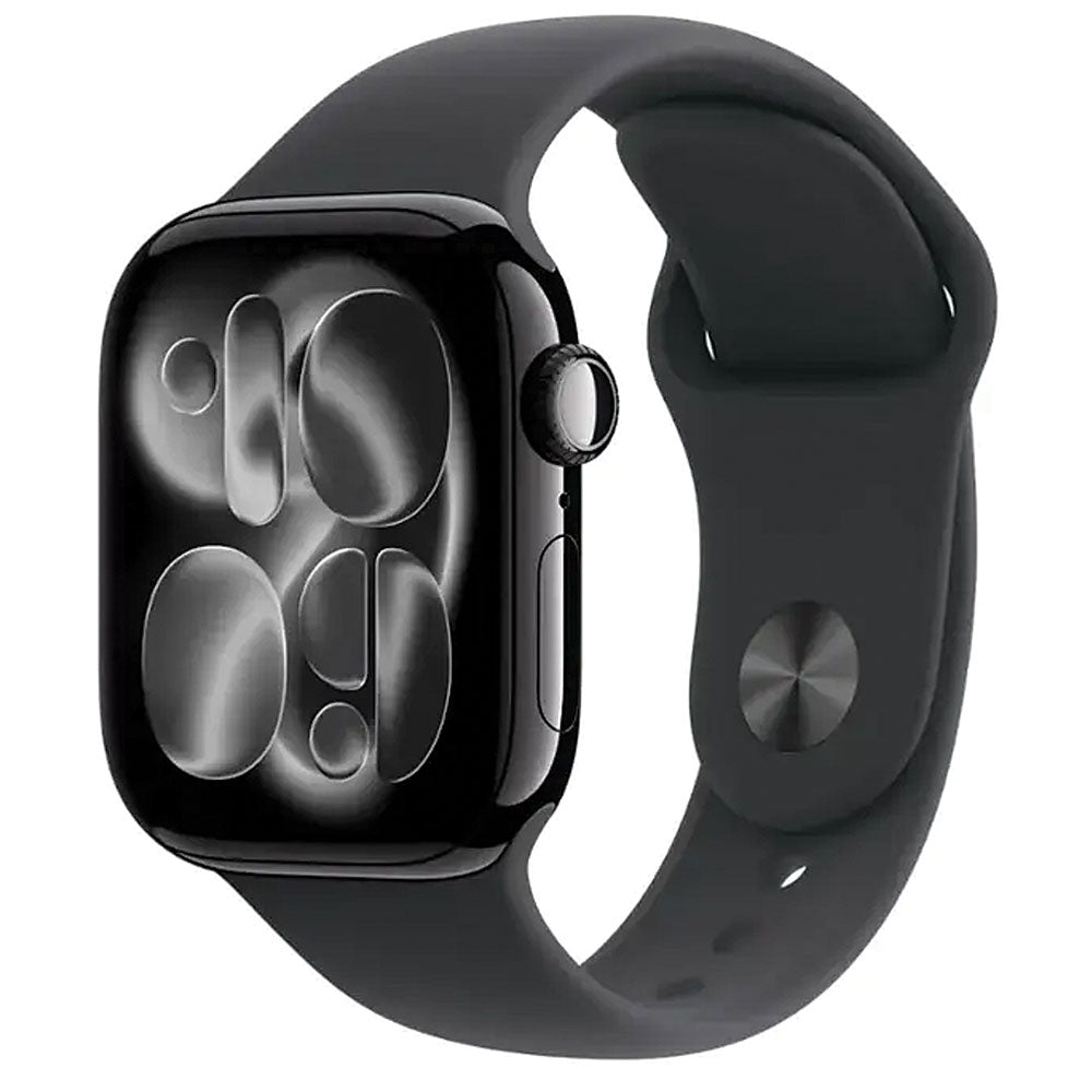 Watch Series 11 (GPS) 46mm Jet Black Aluminum Case with Black Sport Band - M/L