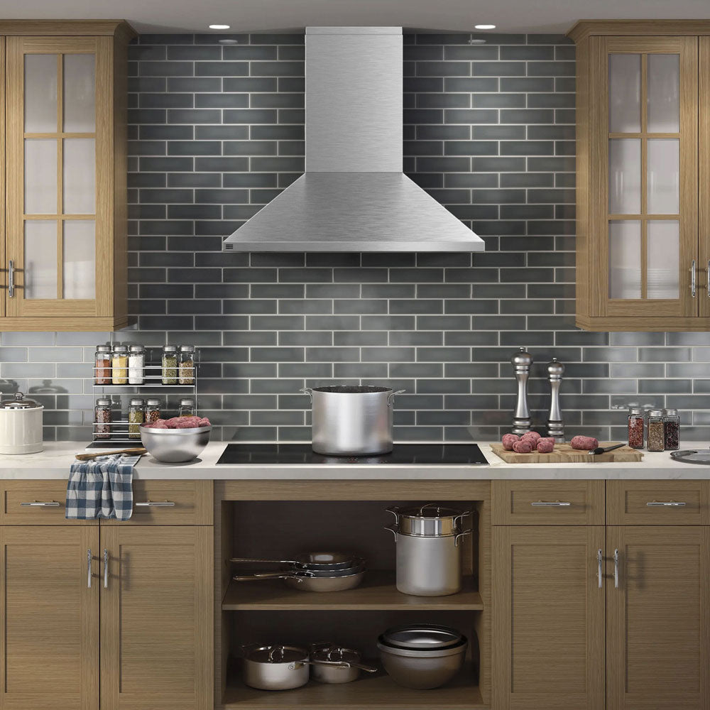 36" Wall-Mount Vent Hood with Clean Air Sensors