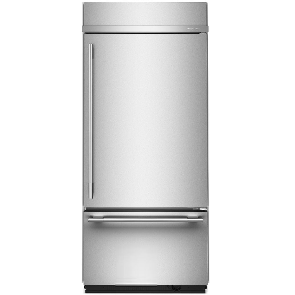 20.8 Cu. Ft. 36" Built-In Bottom Mount Refrigerator with Platinum Interior