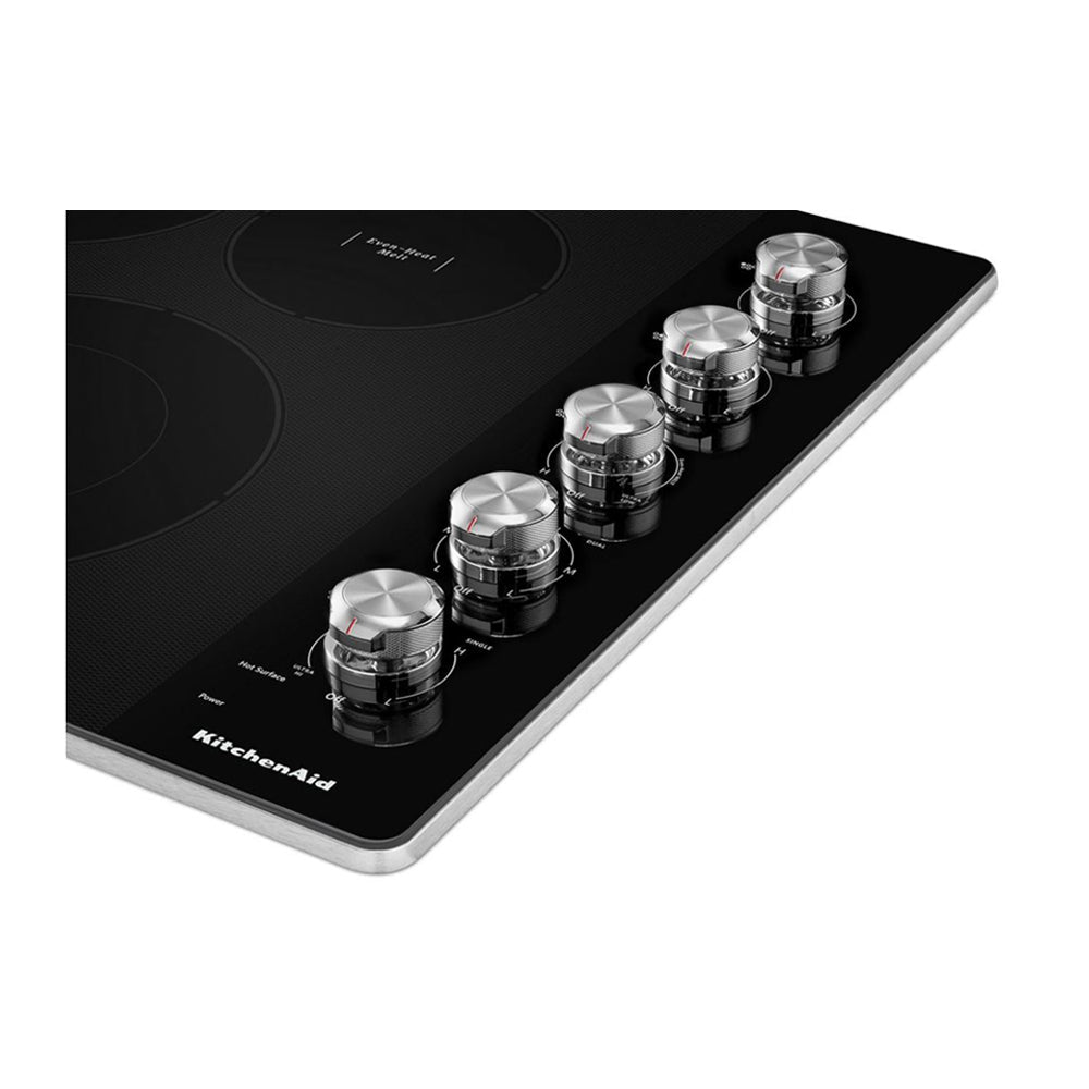 30-inch Stainless Steel Electric Cooktop