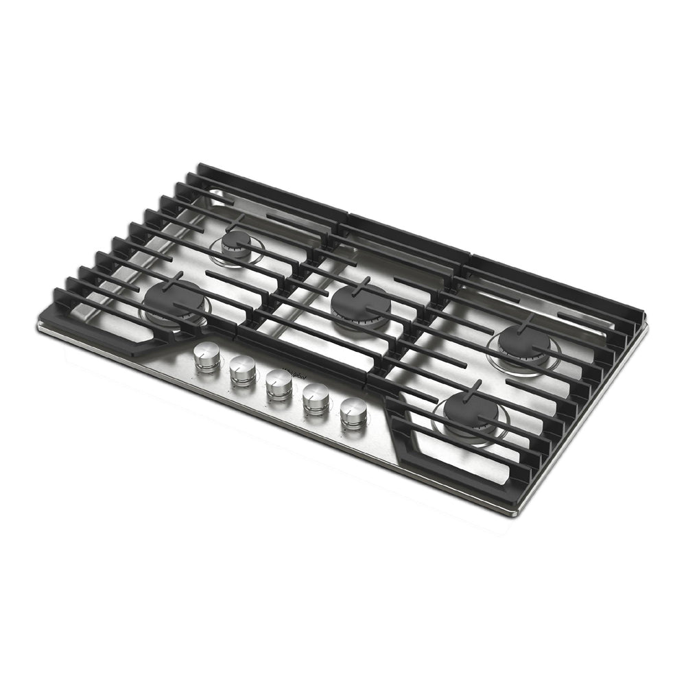 36-inch Gas Cooktop with Speed Heat Burner - Stainless Steel