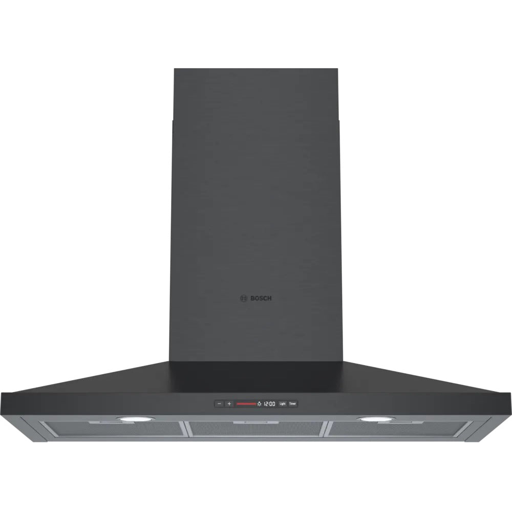 36-inch 800 Series 600 CFM Convertible Range Hood - Black Stainless