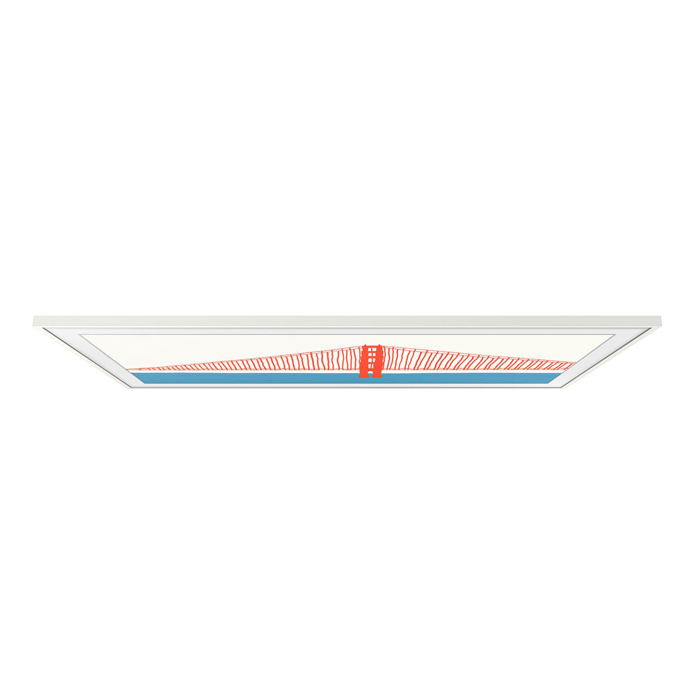 43-Inch Customizable Frame Bezel - Modern White