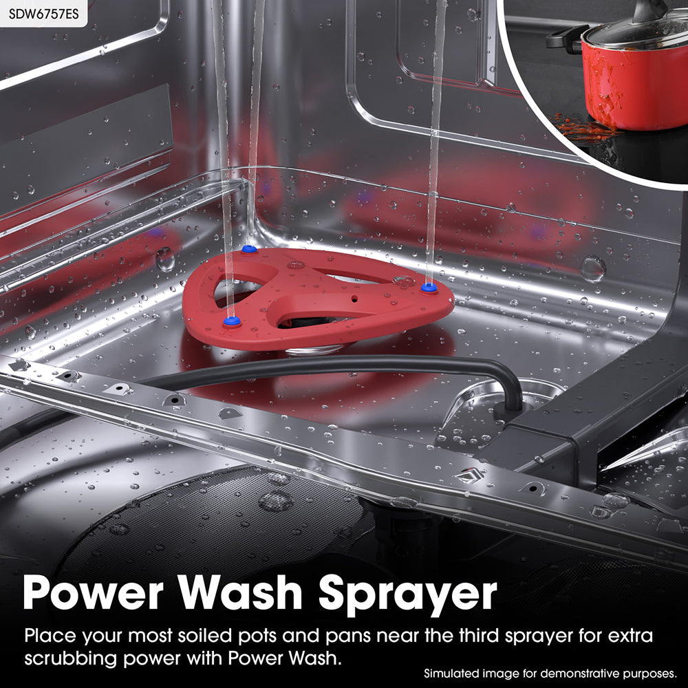 47 dBA Top Control Dishwasher in Stainless Steel