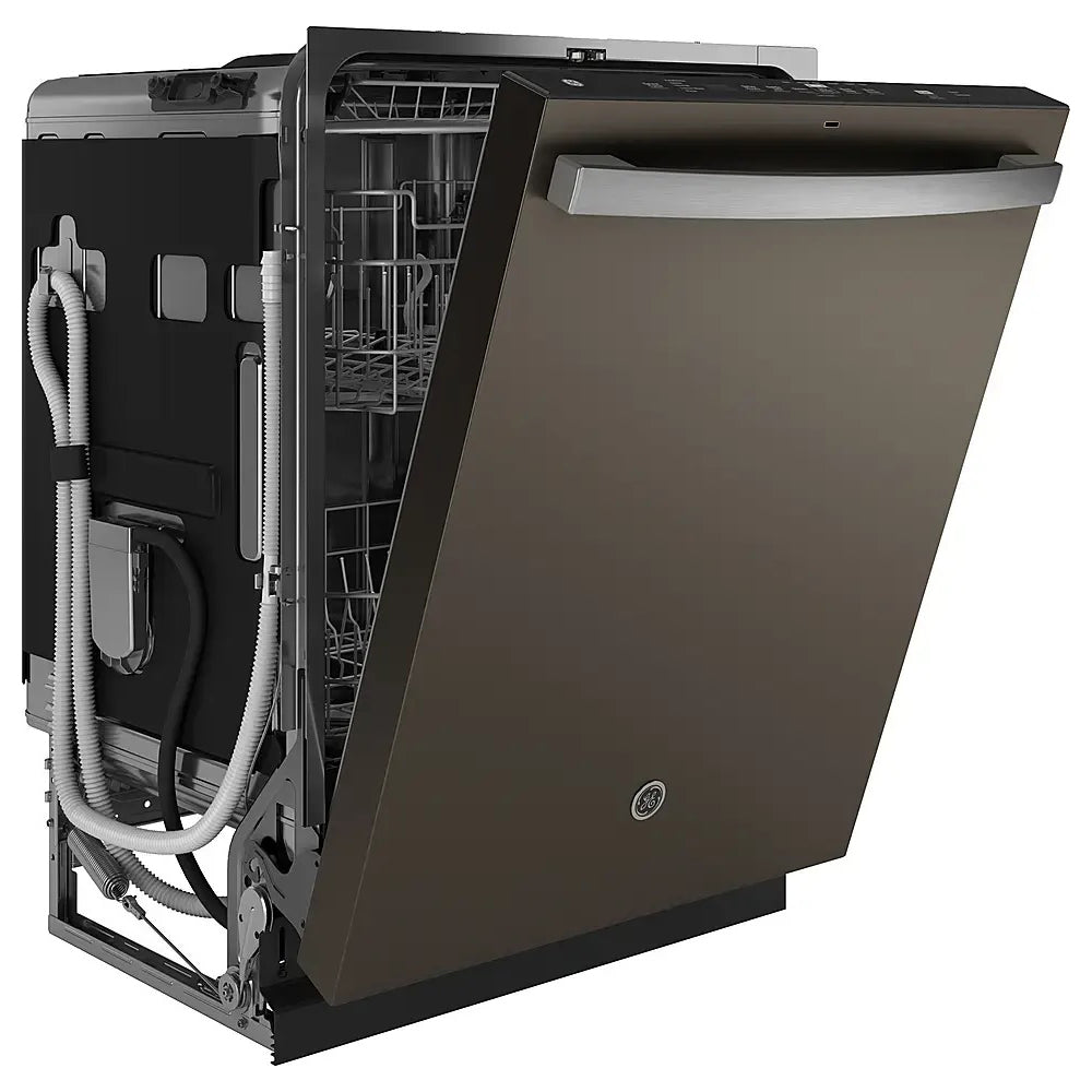47 dBA ENERGY STAR® Fingerprint Resistant Top Control Dishwasher with Stainless Steel Interior with Sanitize Cycle - Fingerprint Resistant Slate