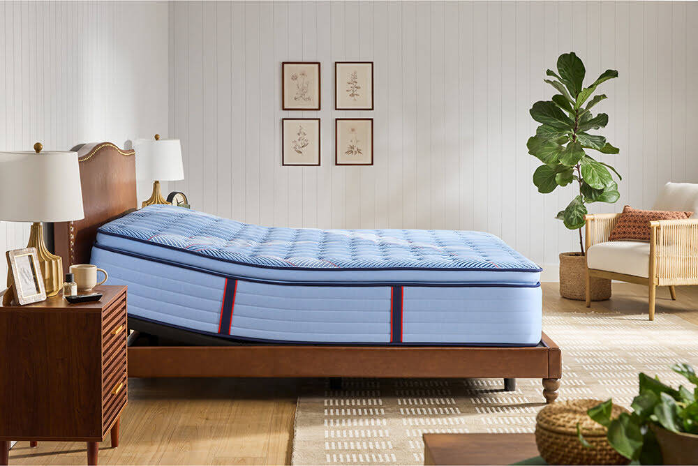 Meadow Run Pro Spring Medium EPT Queen Mattress with Ease 4.0 Queen Adjustable Base