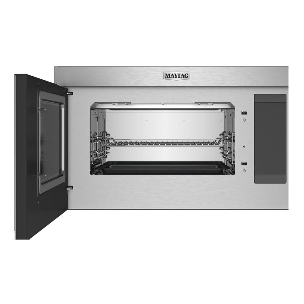 1.1 Cu-Ft Fingerprint Resistant Flush Built-In Mount Microwave-Toaster Oven Combo - Stainless Steel