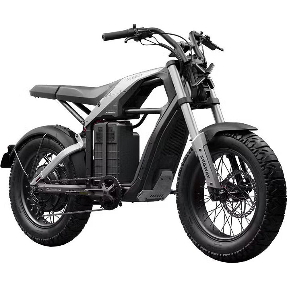 Xyber Electric Bike with 20 mph Max Speed with 56 Mile Range - Silver/Gray