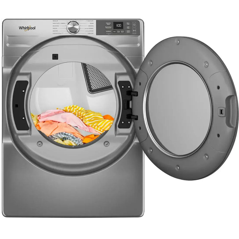 7.4 Cu. Ft. Smart Front Load Gas Dryer with Wrinkle Shield™ Option - Silver