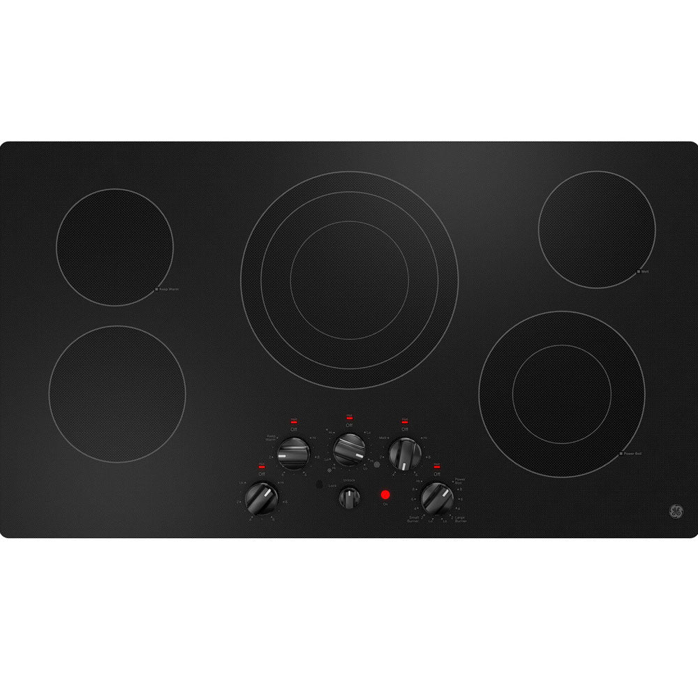 36" Built-In Knob Control Electric Cooktop