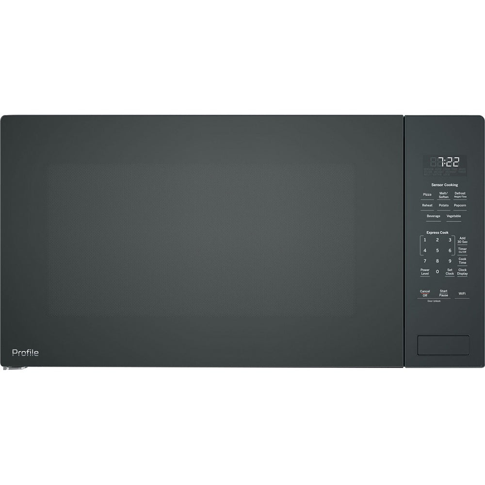 2.2 CuFt Built-In Sensor Countertop Microwave in Black