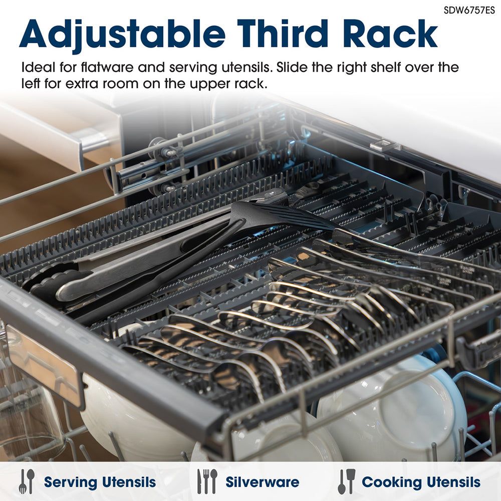 47 dBA Top Control Dishwasher in Stainless Steel