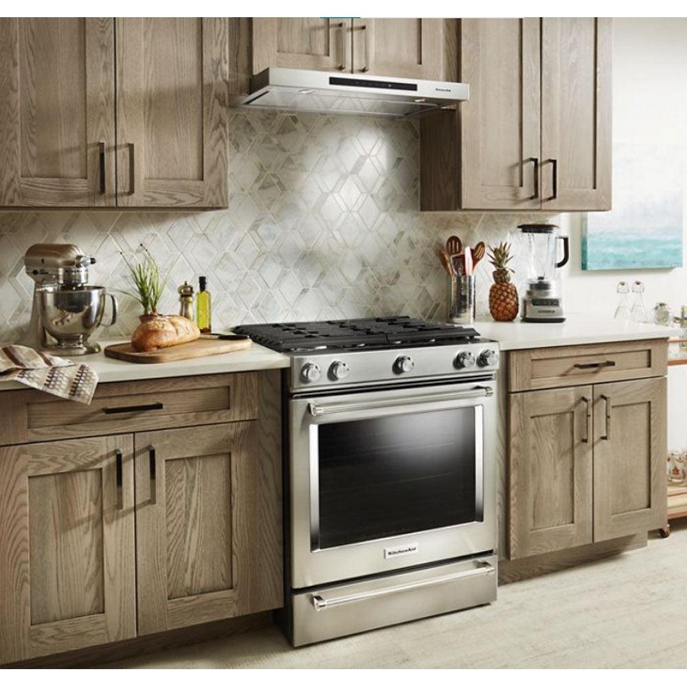 36" Low Profile Under-Cabinet 400 CFM Ventilation Hood - Stainless Steel
