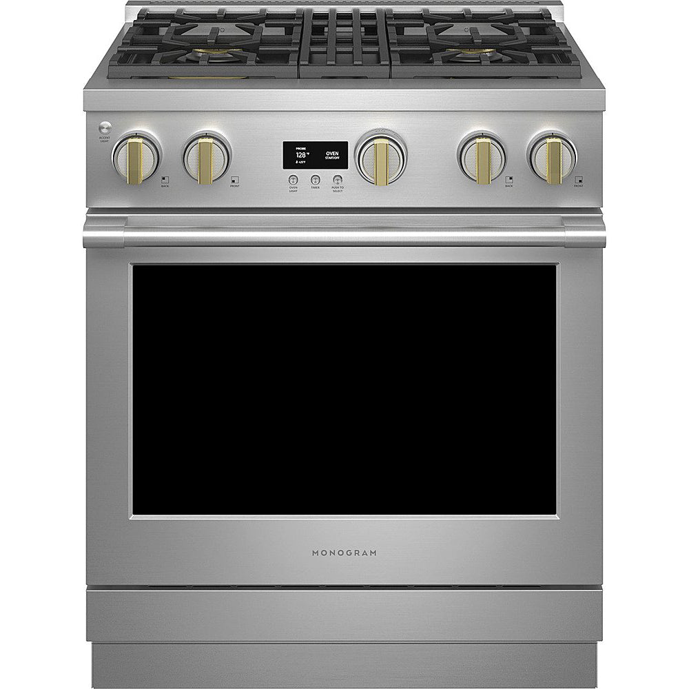 5.7 CuFt Smart Slide-In Gas Range in Stainless Steel