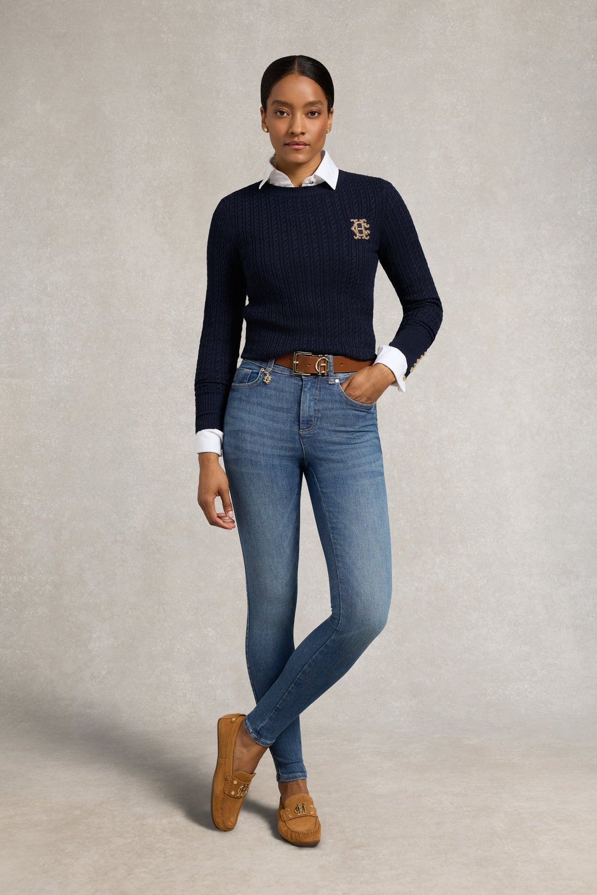 Contour Skinny Jean (Aged Indigo)