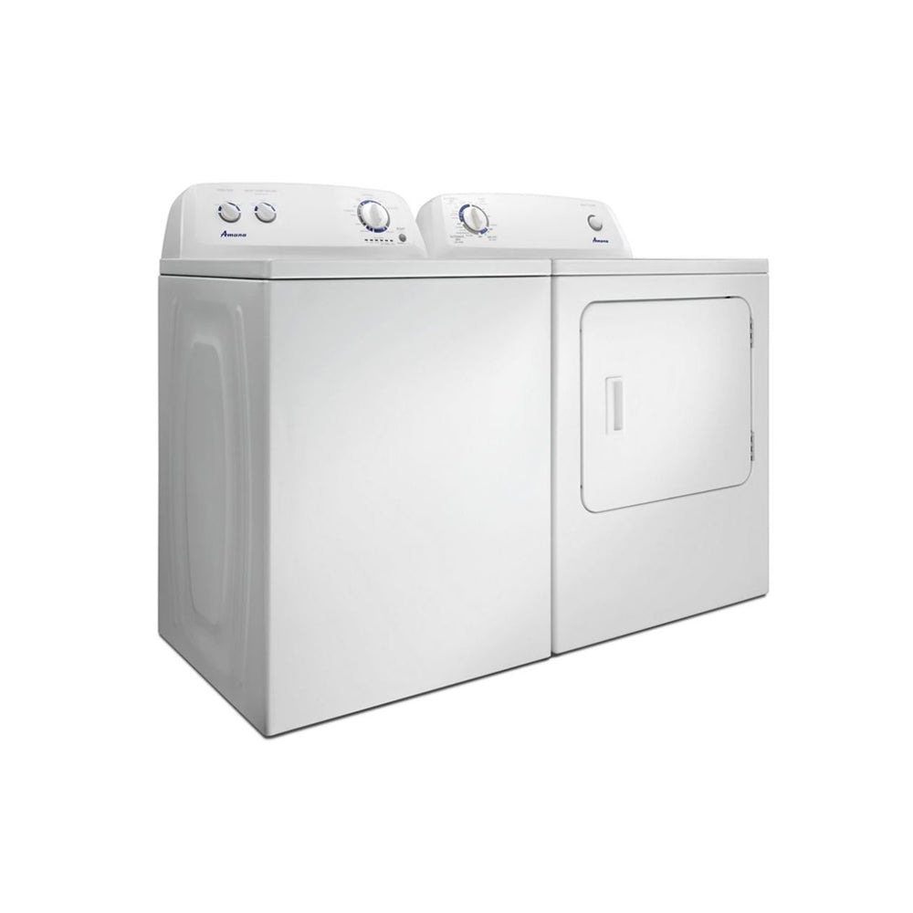 6.5 Cu-Ft White 29-inch Front Load Gas Dryer