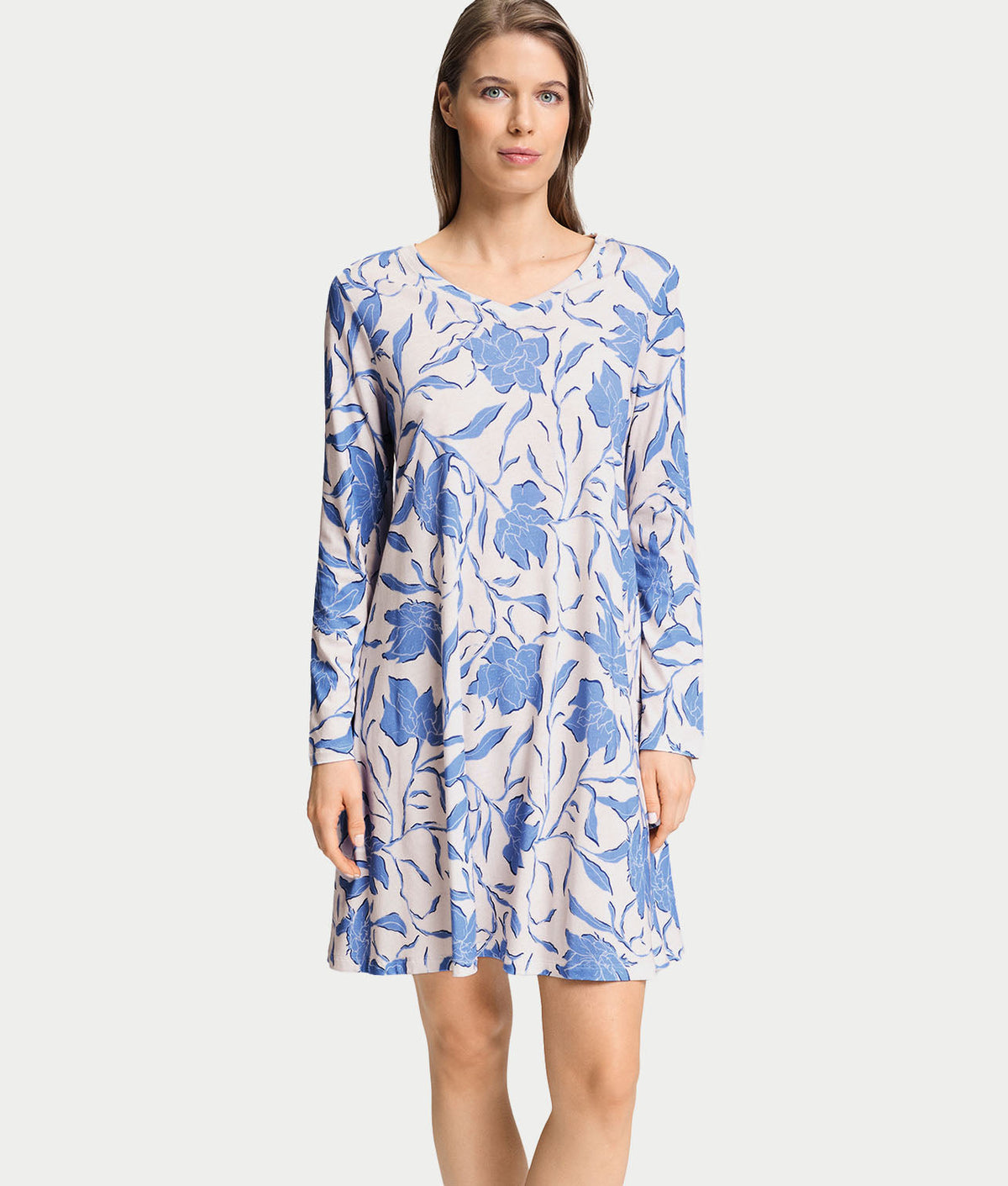 Long Sleeve Knit Nightgown